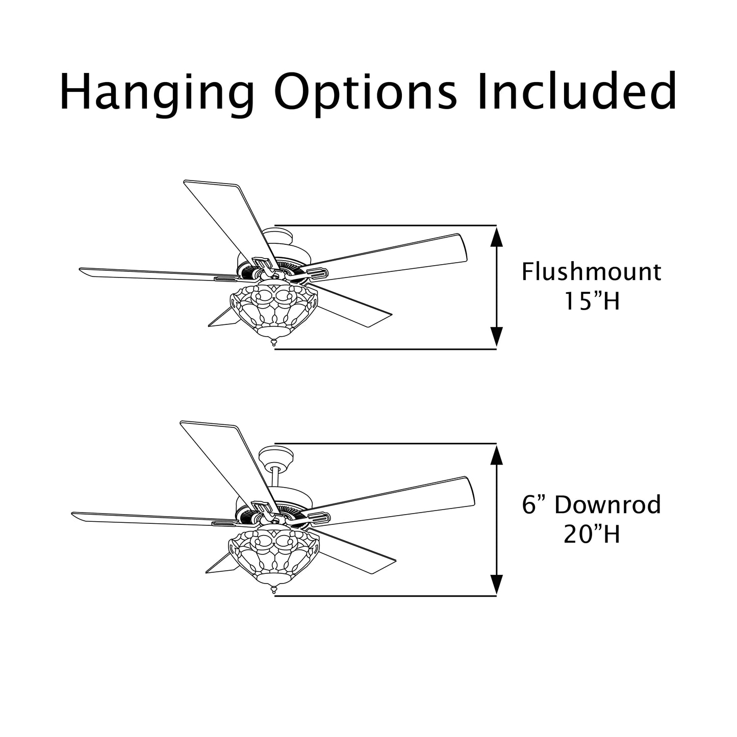 River of Goods Della Oil-Rubbed Bronze and Stained Glass 52-Inch 3-Light Remote-Controlled Ceiling Fan Ivory with Aqua