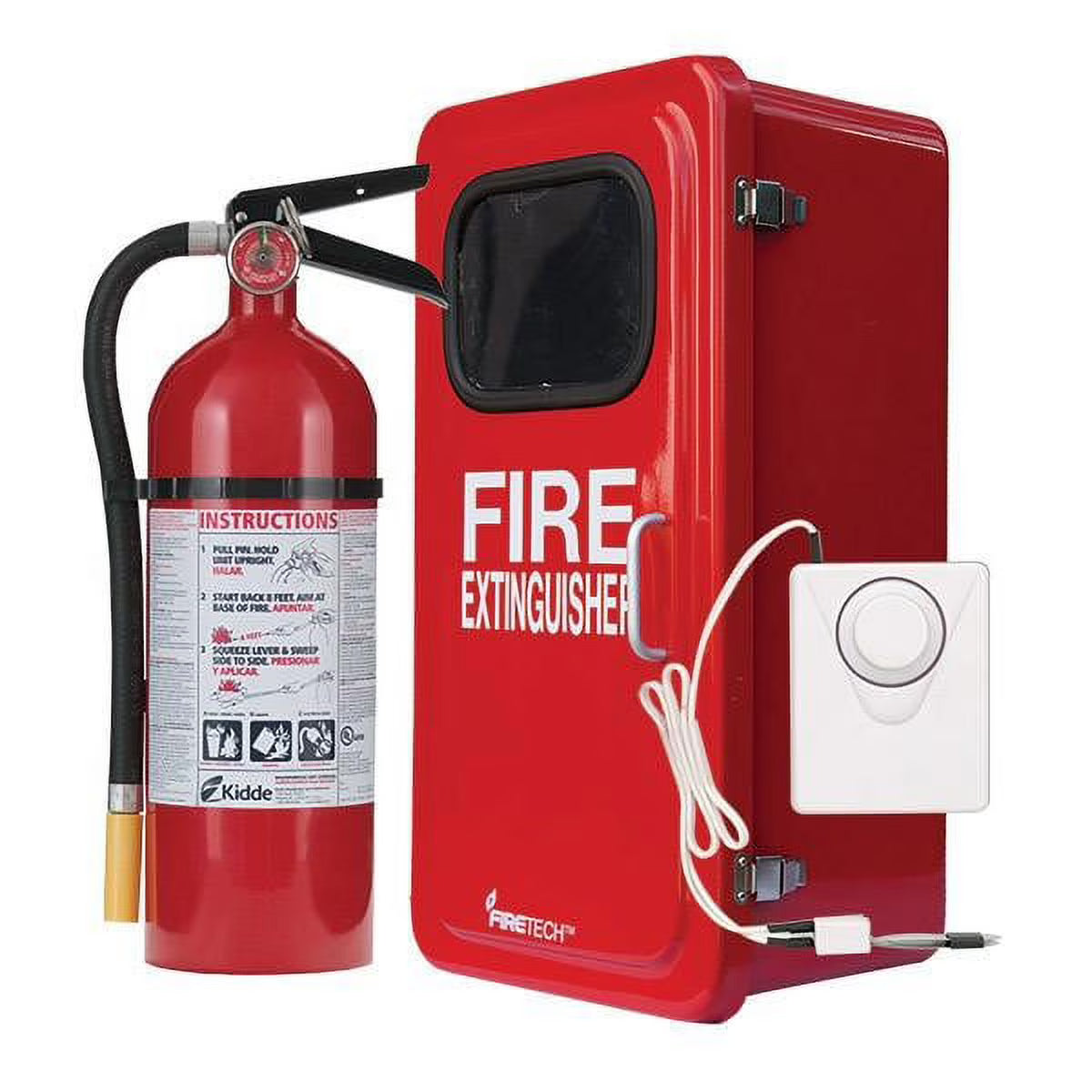 5 lb ABC Pro Line Fire Extinguisher w/FireTech Fiberglass Cabinet (1 Unit)