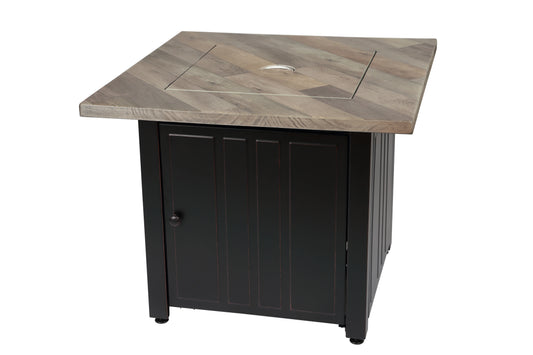 Endless Summer Harper LP Gas Outdoor Fire Pit Table with Fire Glass and Cover - GAD15299ES