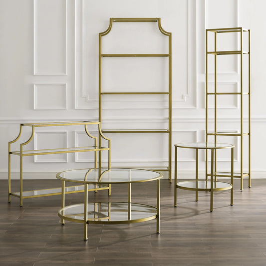 Crosley Furniture Aimee Glass Console Table