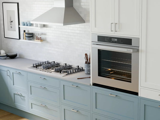 Rangaire RWOS301GS 30" Glass Touch Single Wall Oven - Stainless Steel, Electric Oven, True Convection, Self Cleaning, Easy Reach Racks