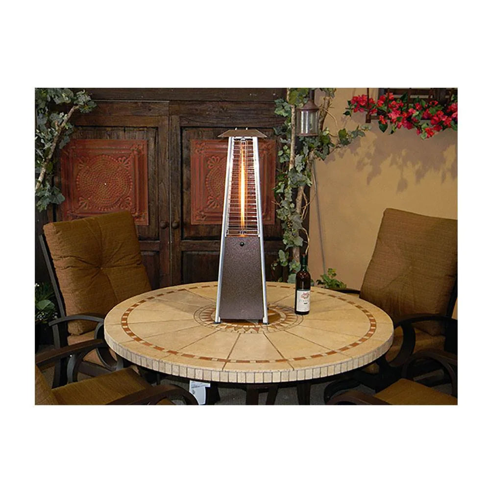 AZ Patio Heaters Tabletop Quartz Glass Tube Liquid Propane heater, Stainless