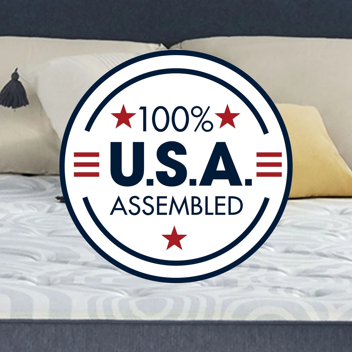 (2 pack) Serta 10" Medium Gel Memory Foam Cooling Queen Tight Top Mattress - Fiberglass Free