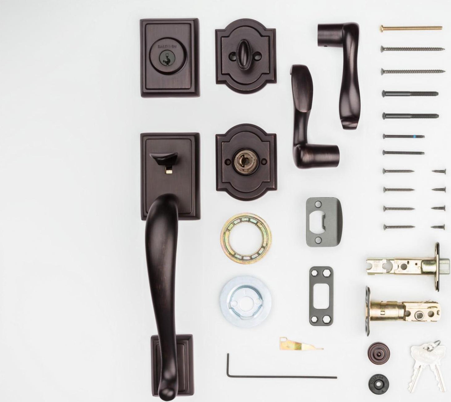 180SPHxSPL SQR 11P SMT RCAL RCS CP Spyglass Handleset with Spyglass - Venetian Bronze