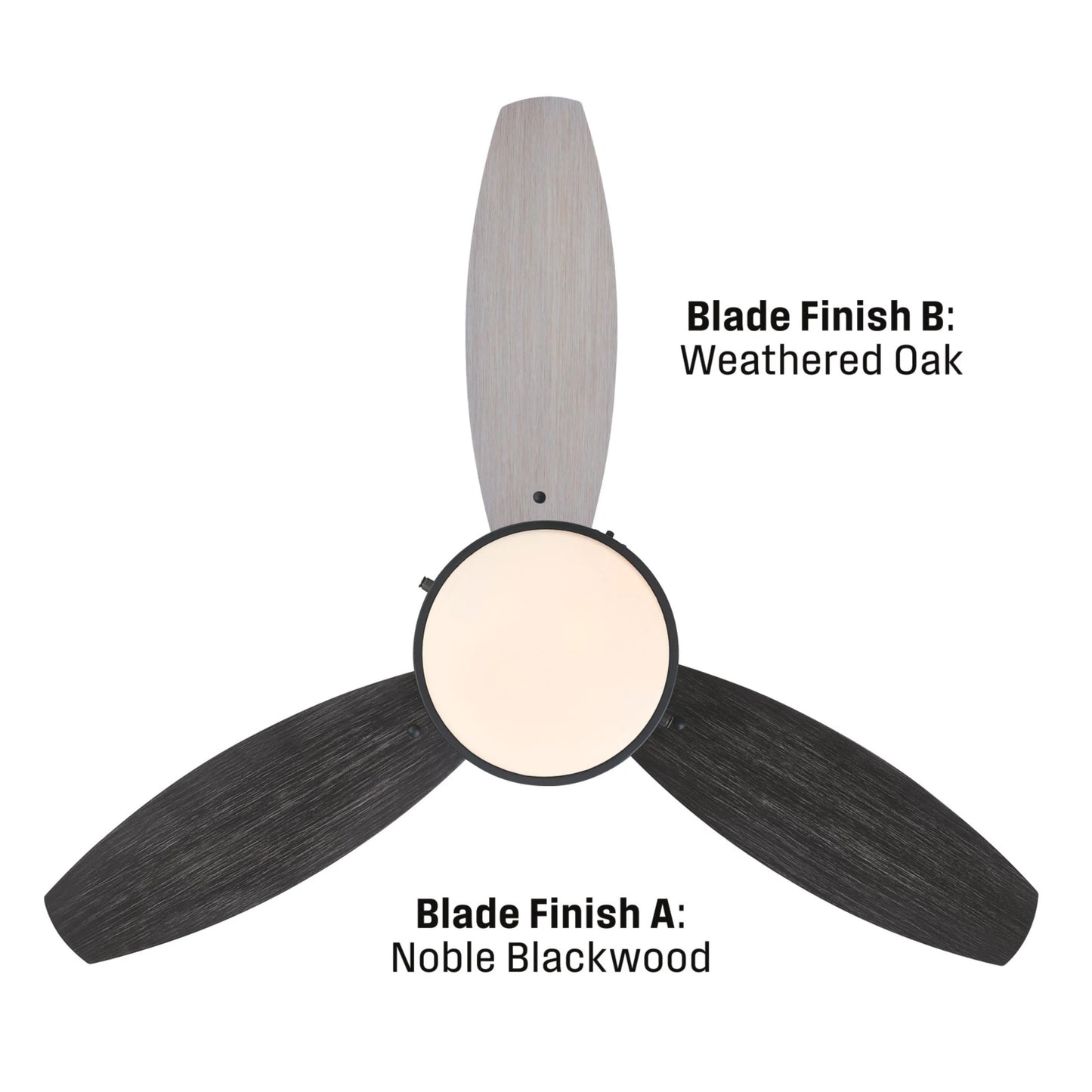 Westinghouse Lighting Alloy 42-Inch Indoor/Outdoor 3-Blade Matte Black Ceiling Fan, LED Light Fixture with Opal Frosted Glass