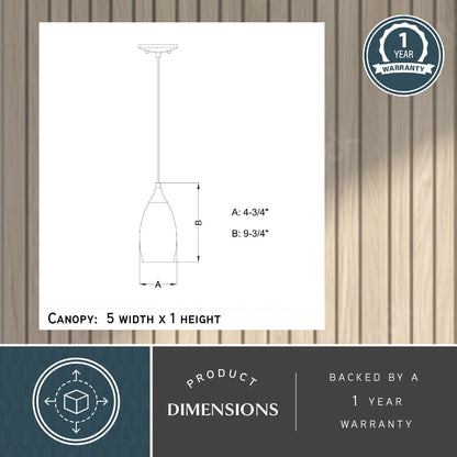 Milano Bronze Mini Pendant Ceiling Light Blue Glass