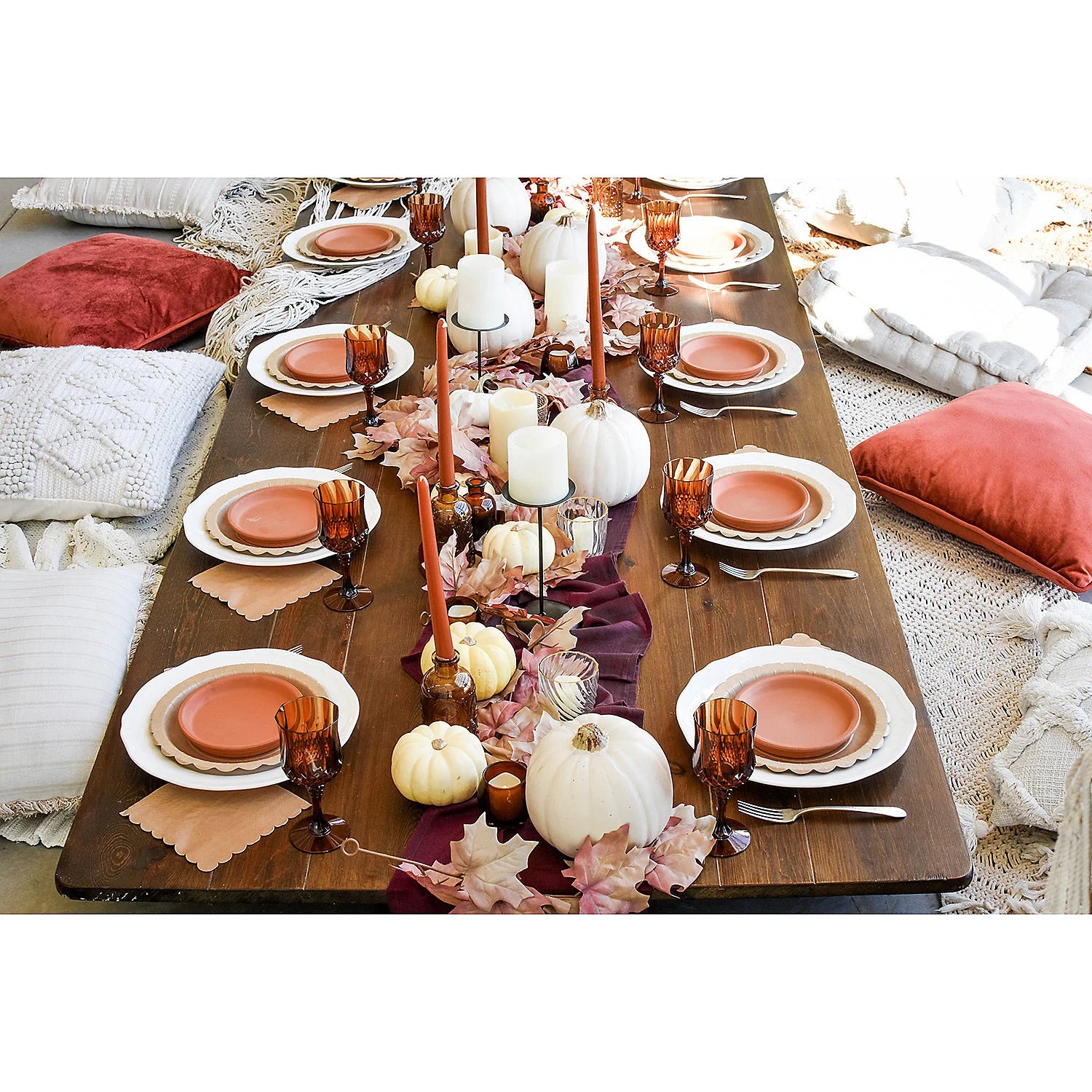 Fun Express Bulk 48 Count Amber Patterned Wine Glasses