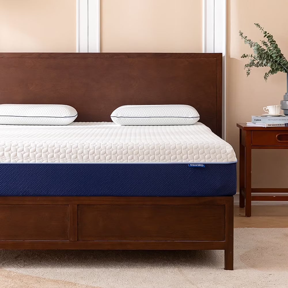 Gelsea 8" Twin Cooling Gel Memory Foam Mattress in a Box, Medium Firm, Graphite-Infused & Fiberglass-Free, CertiPUR-US Certified