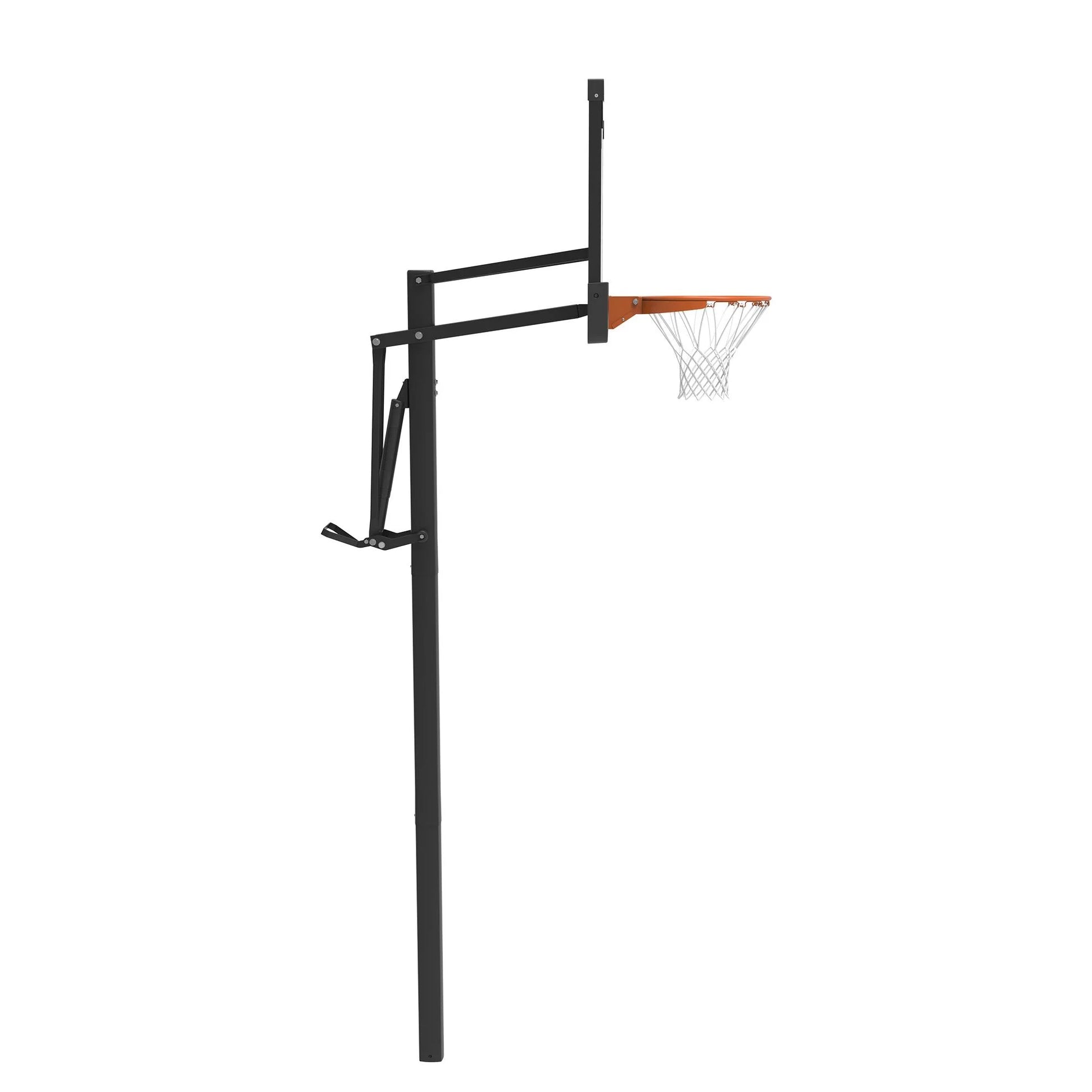 Lifetime 54-Inch Tempered Glass Adjustable In-Ground Basketball Hoop