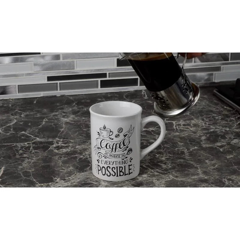 Single Serve French Press Coffee Maker - 12 oz Mini Stainless Steel & Glass Brewer for 1 Cup, Portable & Affordable Manual Coffee Press with Fine Mesh Filter for Home, Travel, or Camping