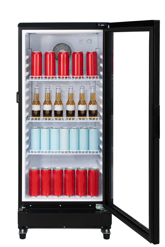 Hamilton Beach, 6.0 CU. FT. Commercial Beverage Glass Door Refrigerator