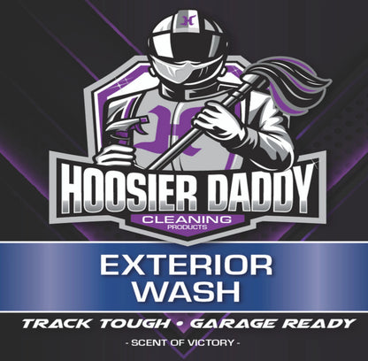 Hoosier Daddy 16oz Car Exterior Cleaner Concentrate - Removes Dirt, Bugs, & Road Grime - Safe for Paint, Glass, & Chrome - Dilutes for Multiple Uses(8-Pack)