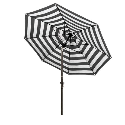 California Umbrella Sun Master Series Patio Market Umbrella in Olefin with Aluminum Pole Fiberglass Ribs Collar Tilt Crank Lift