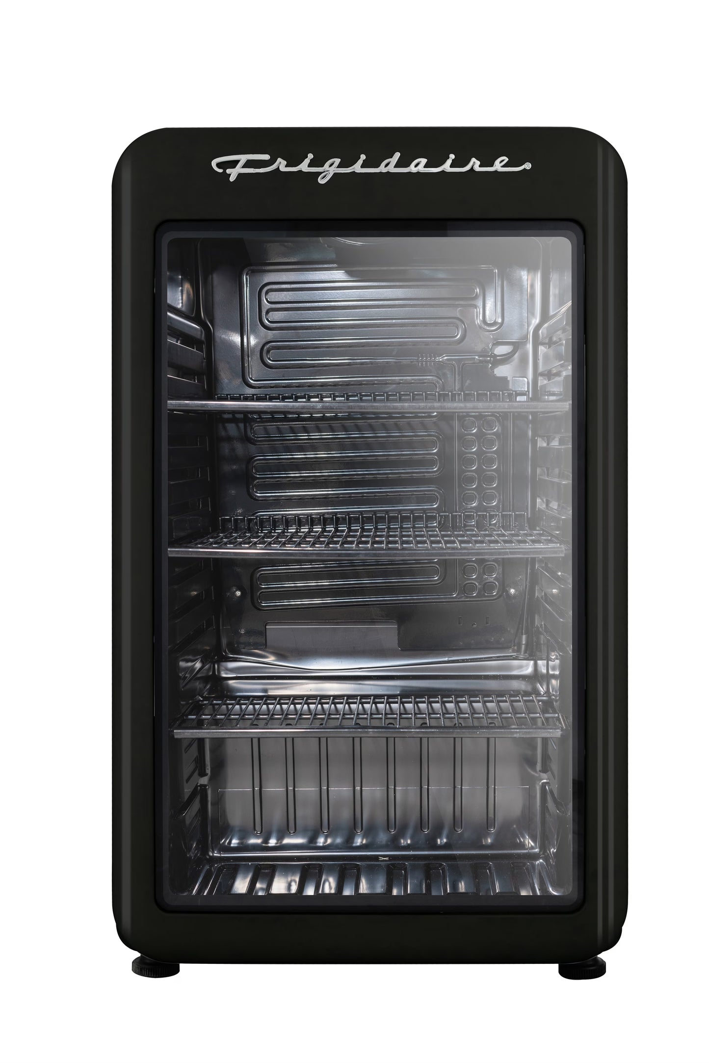 Frigidaire 3.3 Cu. Ft. Retro Refrigerator, Glass Door, Black