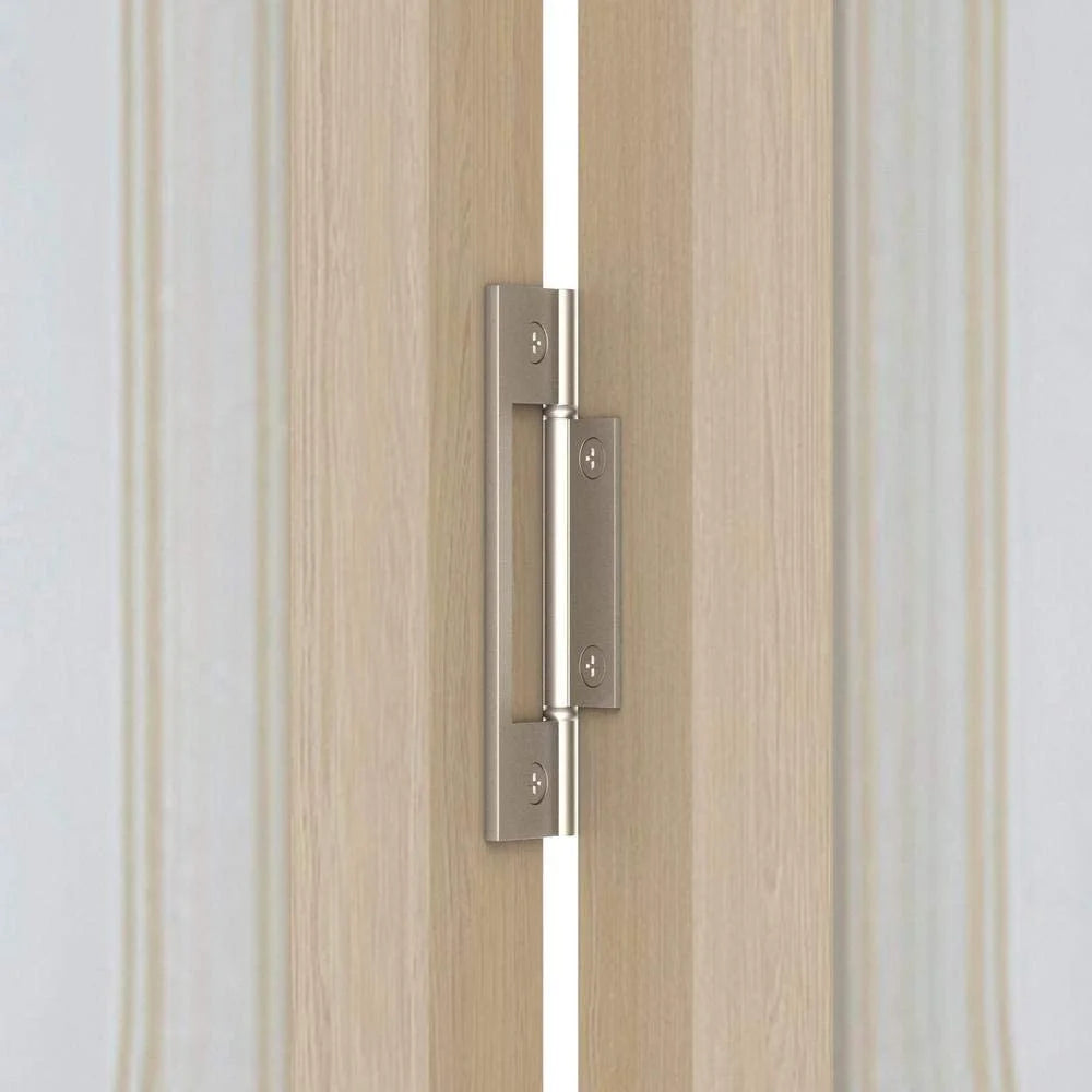 LTL Home Products Pinecroft Tuscany Decorative Glass/Raised Panel Interior Bifold Solid Pine Wood Door, 24" x 80", Unfinished Pine 24x80 Inch