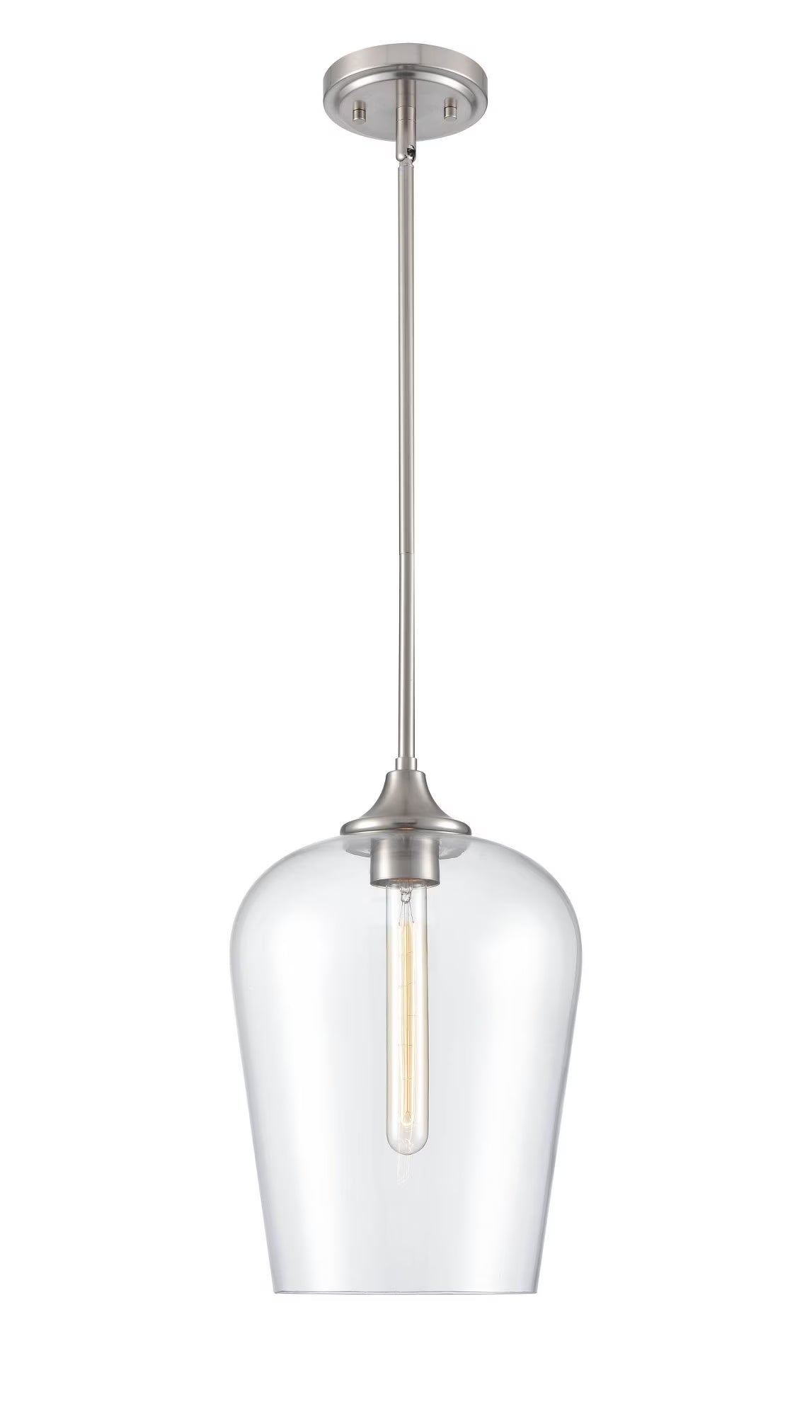 Millennium Lighting Ashford 1 Light Mini-Pendant in Multiple Finishes with a Clear Glass Shade Matte Black Matte N/A