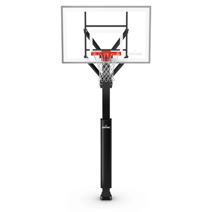 Spalding "888TM" Series 60 In. Tempered Glass In-Ground Basketball Hoop