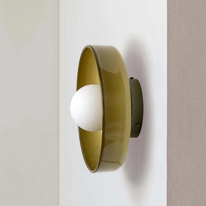 Arturesthome Modern Glass Semi Flush Mount Ceiling Light Fixture