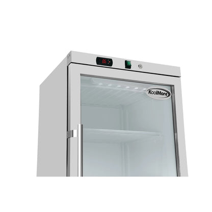 12 Cu. ft. Commercial Freezer with Glass Door in Stainless Steel - Manual Defrost (KM-FMD12SGD)