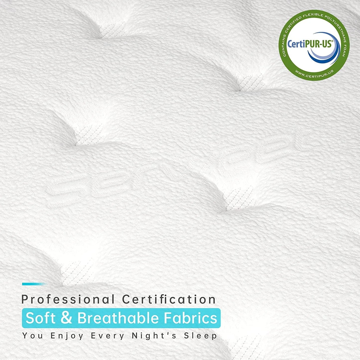 Size Mattress, Serweet 12 Inch Gel Memory Foam Hybrid Mattress in a Box, Fiberglass Free, Breathable Bed Mattress for Cooler Sleep Supportive & Pressure Relief, Medium Firm Feel