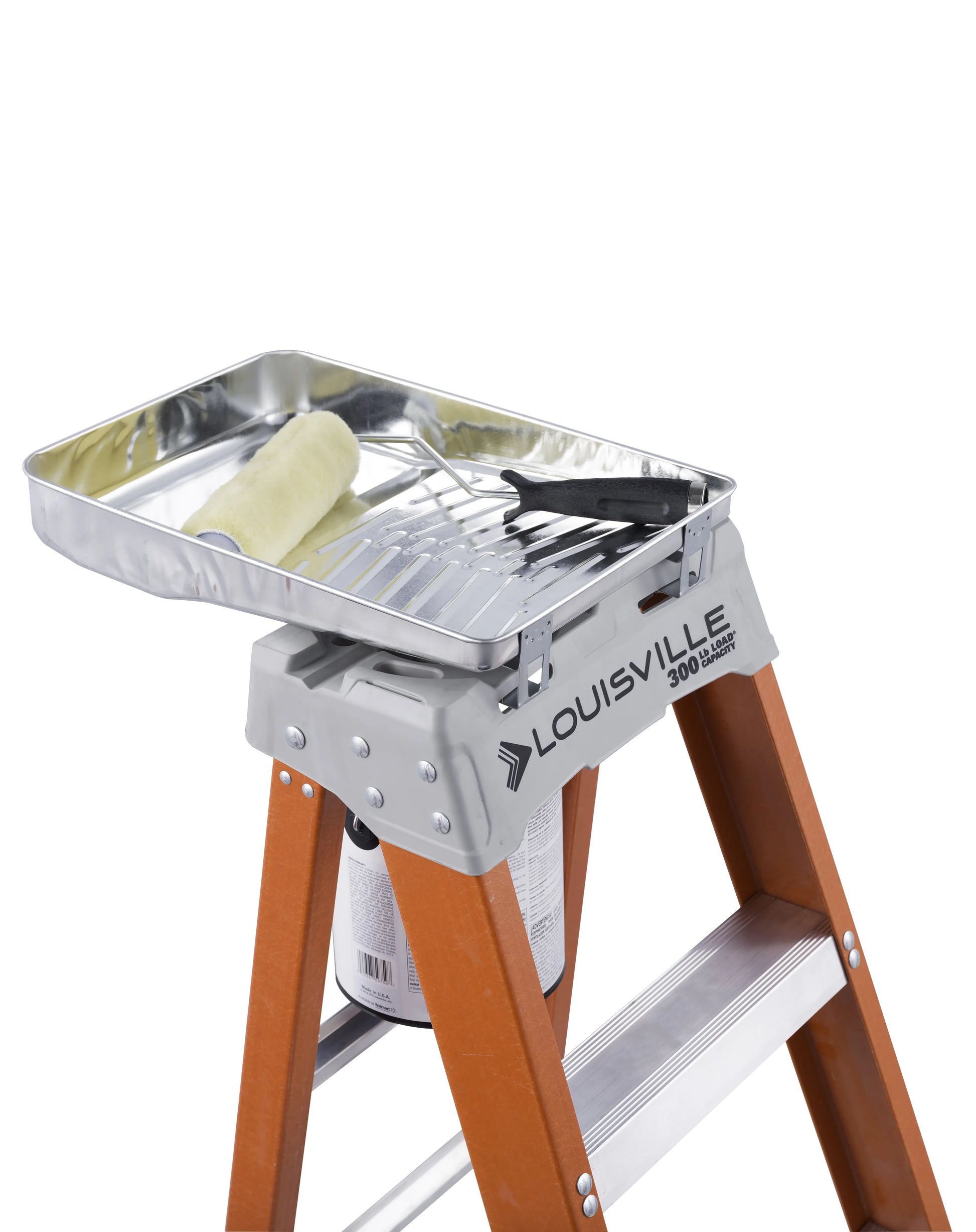 Louisville Ladder 12-Foot Fiberglass Step Ladder, 300-Pound Load Capacity, Type IA, FS1512