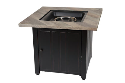 Endless Summer Harper LP Gas Outdoor Fire Pit Table with Fire Glass and Cover - GAD15299ES