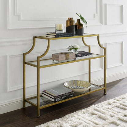 Crosley Furniture Aimee Glass Console Table