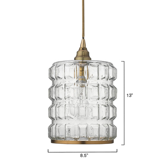 Jamie Young Madison Blown Glass 1-Light Pendant