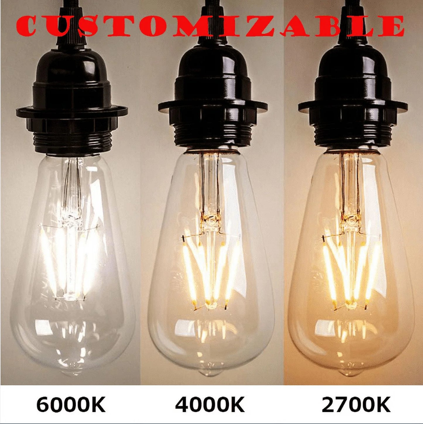 FSLiving 3 Lights RV Glass Hard Wired with 12V Nickel RV Decorative Light RV Ceiling Light Kitchen Island Lamp Ceiling Mount, E26 2700K Bulb Included Industrial Semi Flush Mount for RV Camper