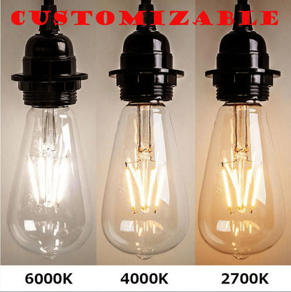 FSLiving 3 Lights RV Glass Hard Wired with 12V Nickel RV Decorative Light RV Ceiling Light Kitchen Island Lamp Ceiling Mount, E26 2700K Bulb Included Industrial Semi Flush Mount for RV Camper