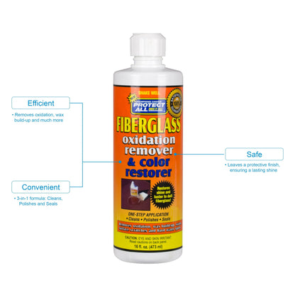Protect All Fiberglass Oxidation Remover & Color Restorer - 16 oz - PN 55016