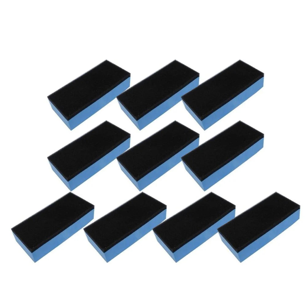 Sufanic 10Pcs Car Ceramic-Coating Sponge Glass Nano Wax Coat Applicator Polish Pads