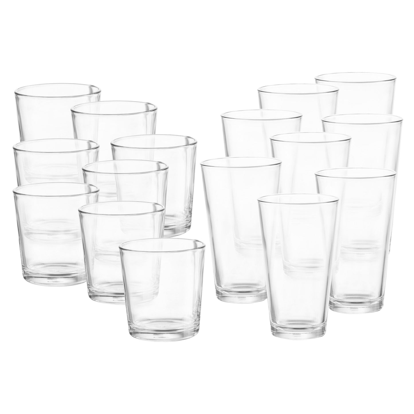 Libbey Preston Drinkware Glass Set, 16-piece