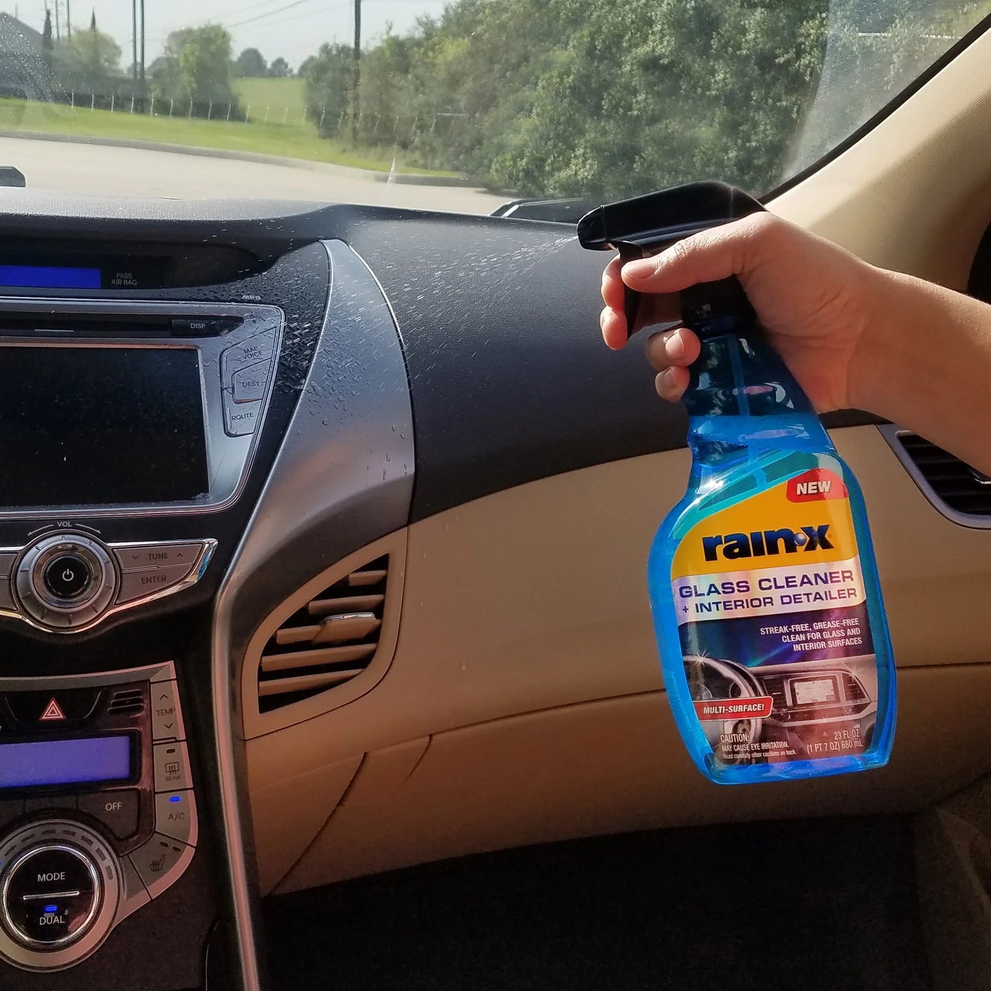 NEW! Rain-X Glass Cleaner With Interior Detailer 23oz - 620138