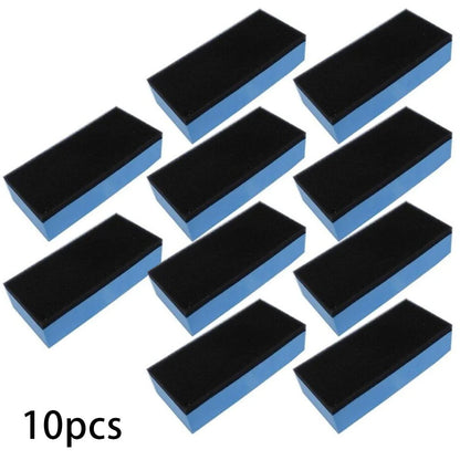 Sufanic 10Pcs Car Ceramic-Coating Sponge Glass Nano Wax Coat Applicator Polish Pads