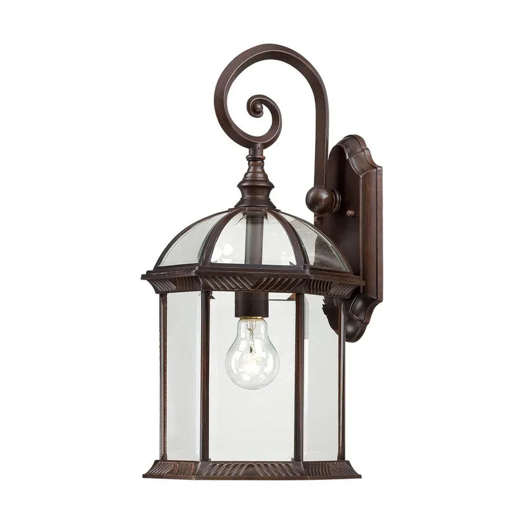 Nuvo 60-4965 - Boxwood - 1 Light - 19" Outdoor Wall W/Clear Beveled Glass