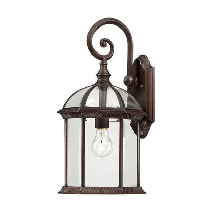 Nuvo 60-4965 - Boxwood - 1 Light - 19" Outdoor Wall W/Clear Beveled Glass
