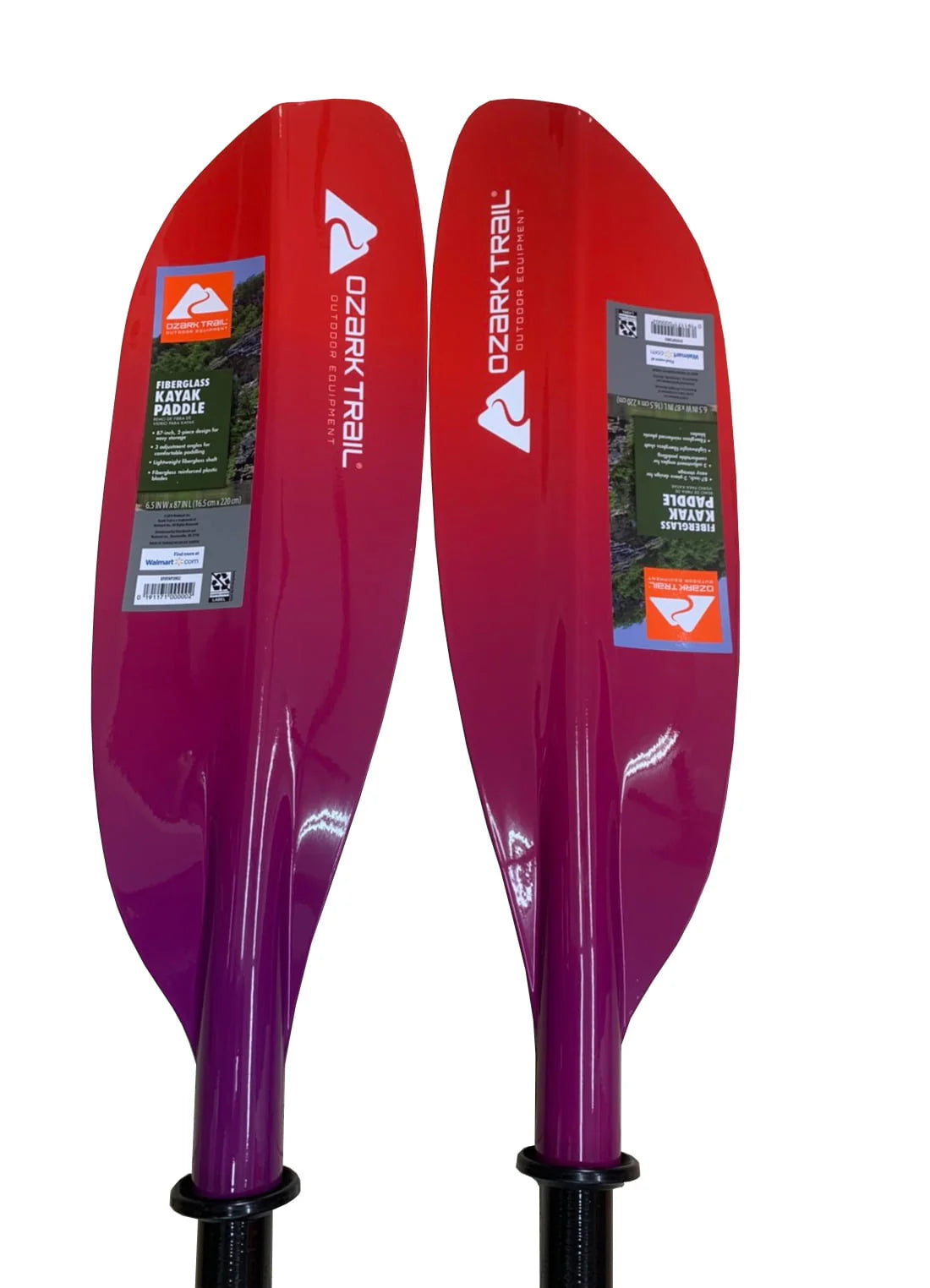 Ozark Trail Sunset Premium Kayak Paddle with Fiberglass Blades, 87 inch