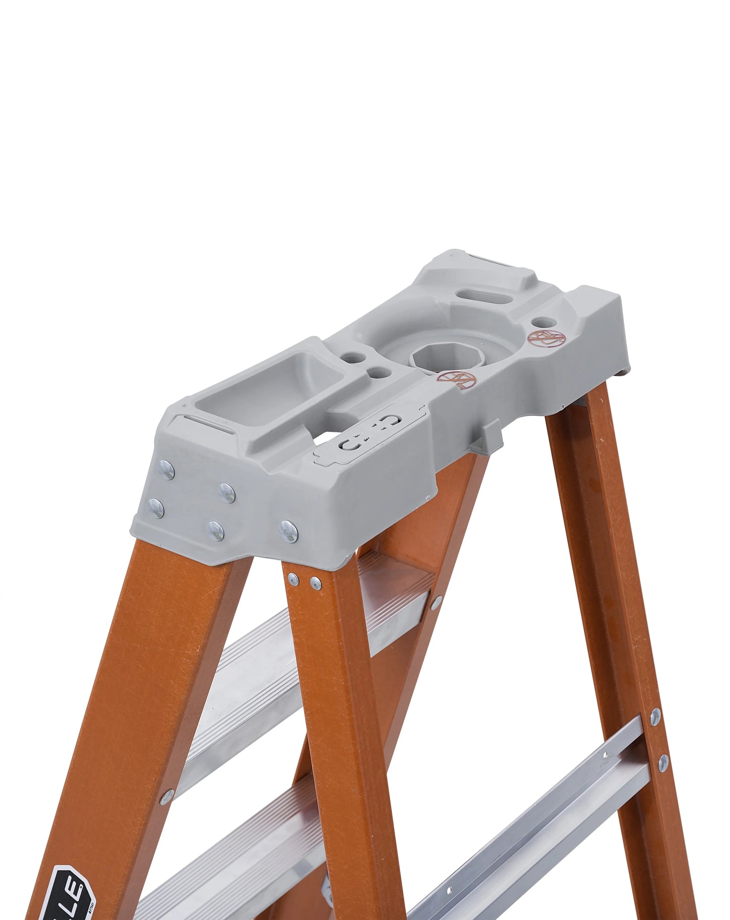 Louisville Ladder 12-Foot Fiberglass Step Ladder, 300-Pound Load Capacity, Type IA, FS1512