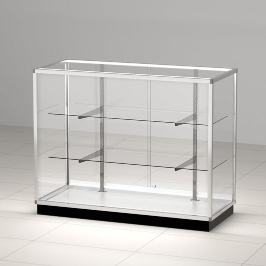 48° D * 20° W * 38° H - full vision glass display case