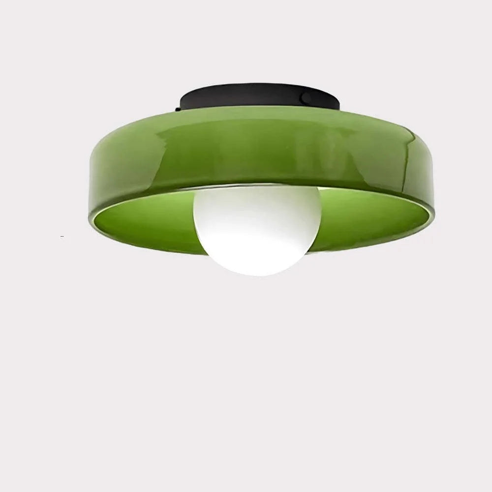 Arturesthome Modern Glass Semi Flush Mount Ceiling Light Fixture