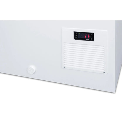 Ice cream chest freezer with glass sneeze guard (ships unassembled)