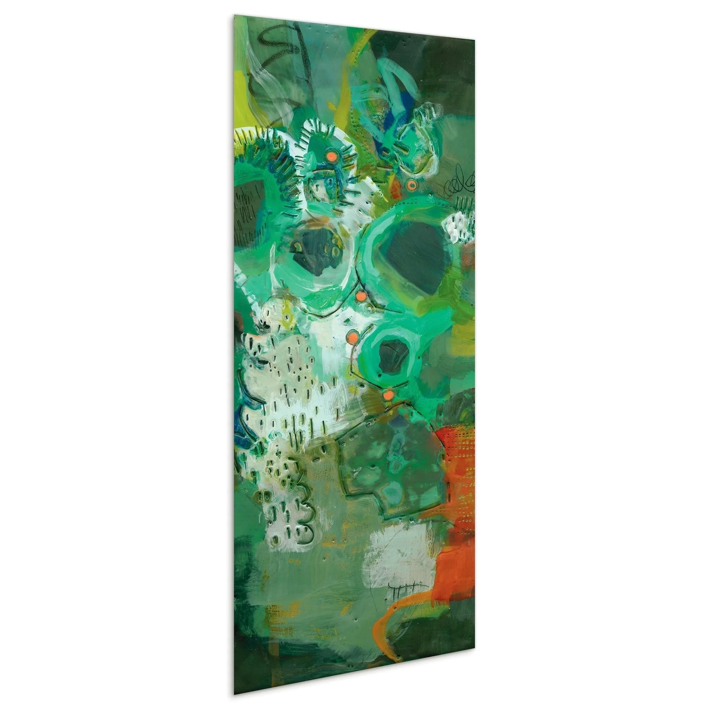 Empire Art Direct Lolly II Frameless Free Floating Tempered Glass Panel Graphic Wall Art, 63" x 24" x 0.2", Ready to Hang