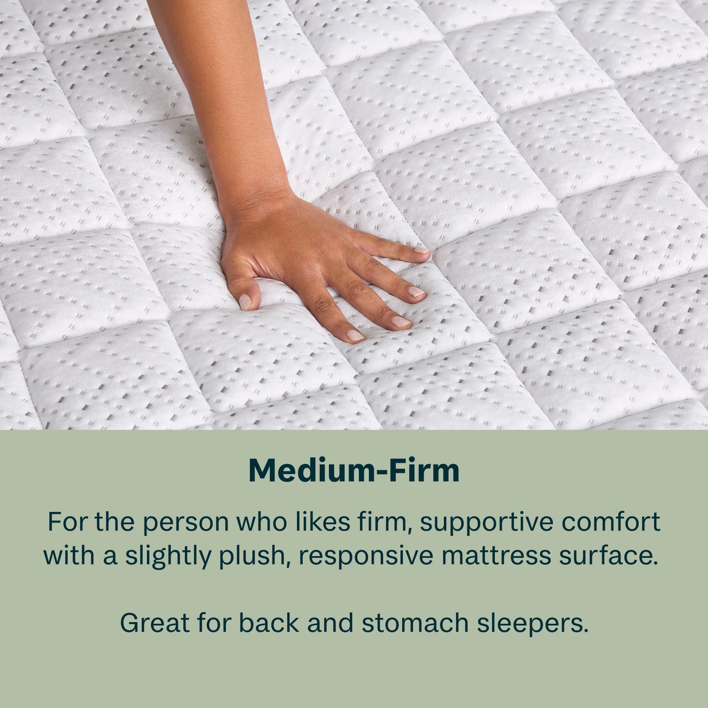 Beauty Sleep Fresh Day 10" Hybrid Medium Firm Mattress in a Box - Hybrid; Fiberglass-Free