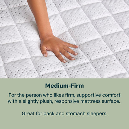 Beauty Sleep Fresh Day 10" Hybrid Medium Firm Mattress in a Box - Hybrid; Fiberglass-Free