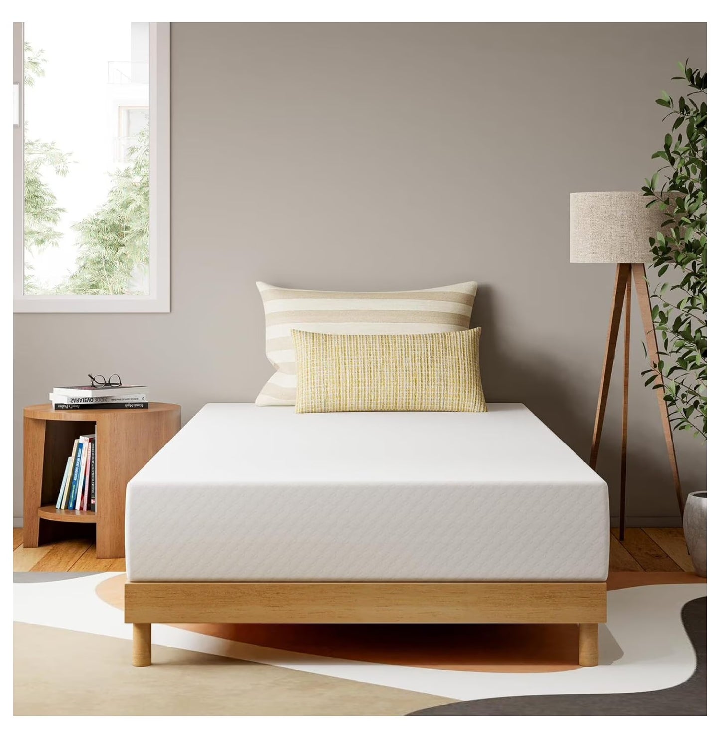 6/8/10/12 XL Cooling Gel Memory Foam Mattress for Cool Sleep Medium Firm Certified Mattress in a Box Pressure Relief Removable Cover No Fiberglass ( XL, 8 in)