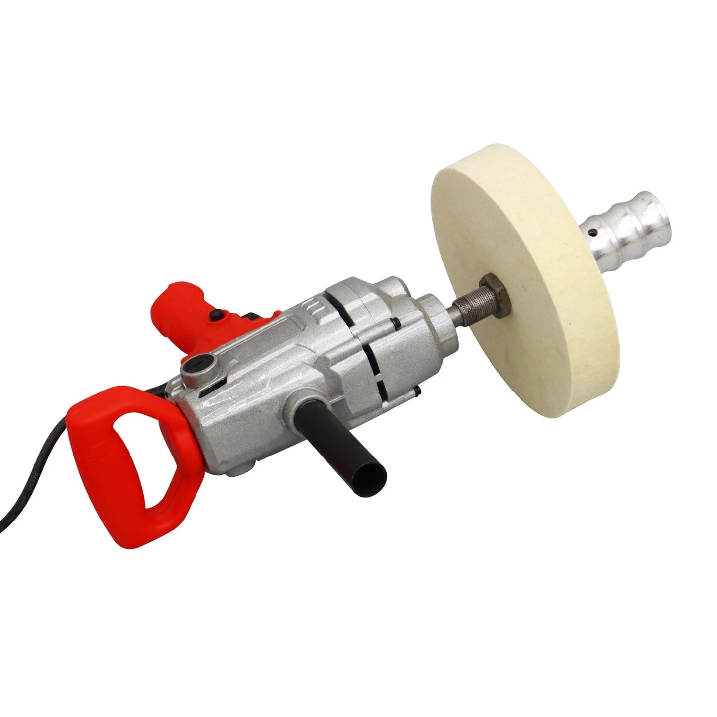 PreAsion Glass Scratch Removal Machine Glass Wool Felt Polisher Buffing Wheel for Glass Remove Scratches 220V
