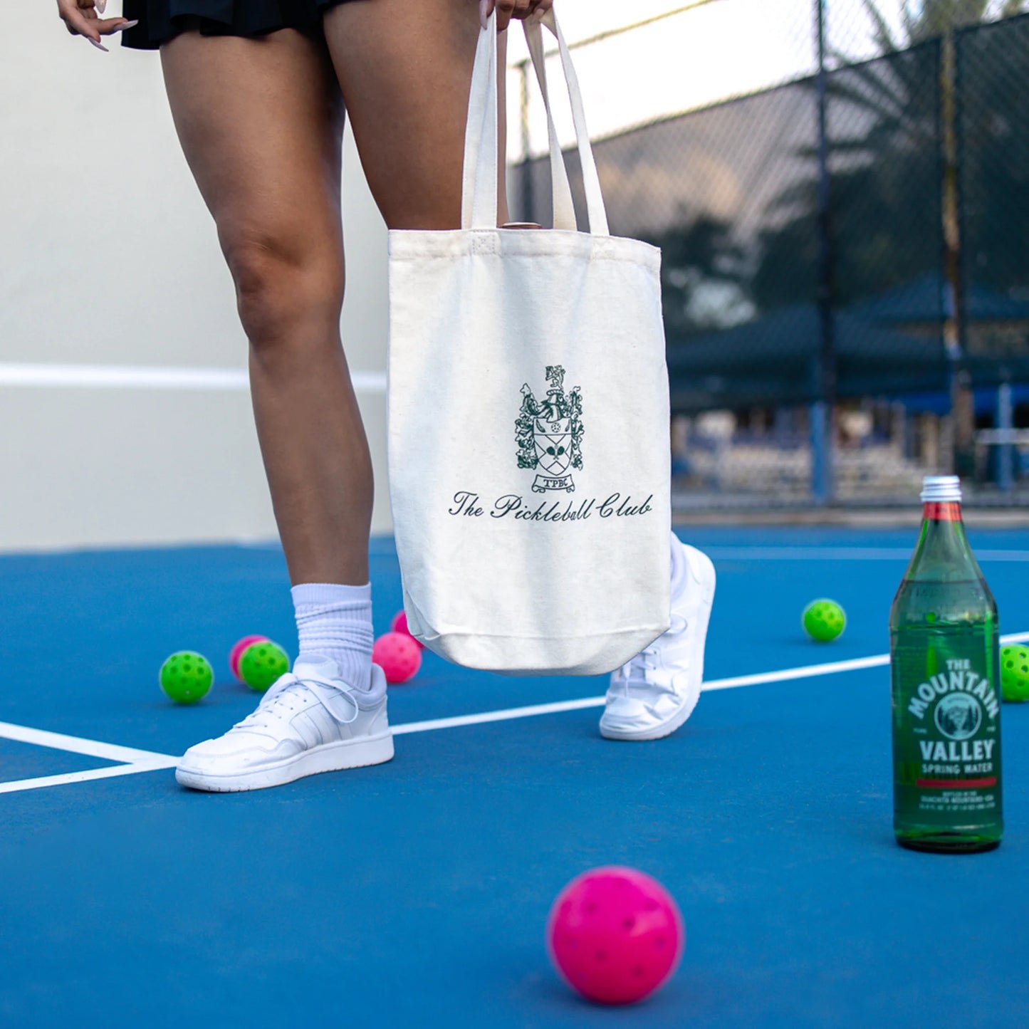 The Pickleball Club - Exclusive, Signature, Pickleball Paddle | Fiberglass Surface with High Grit & Spin | Composite Honeycomb Core, Lightweight | Extended Handle, Pickleball & Travel Bag