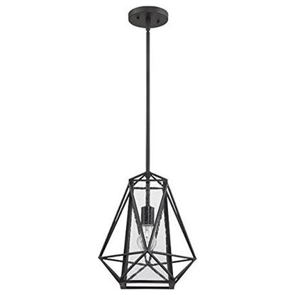 1-Light Melody Cage Glass Pendant