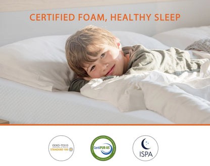 YRLLENSDAN King Size Mattress Medium Firm Mattress Fiberglass Free Certipur-Us Certified Cool Sleep & Comfy Support King Mattress in a Box King Bed Mattress King Memory Foam Mattress, 5 Inch
